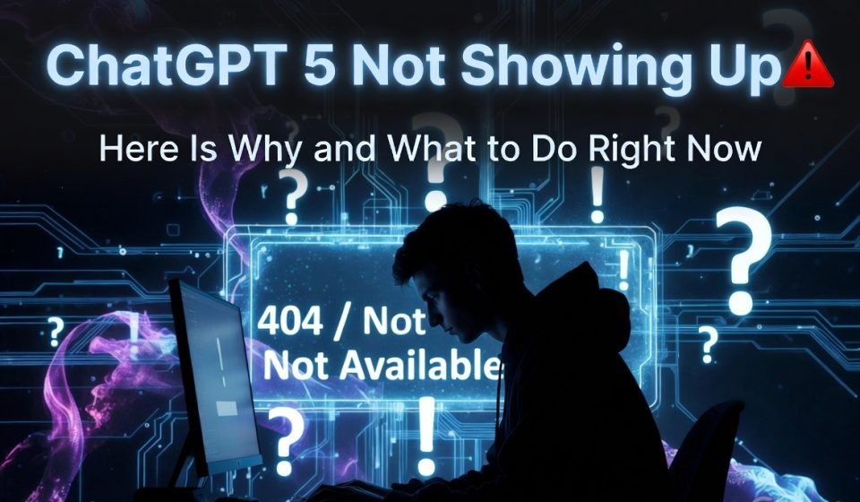 ChatGPT 5 Not Showing Up? Here Is Why and What to Do Right Now