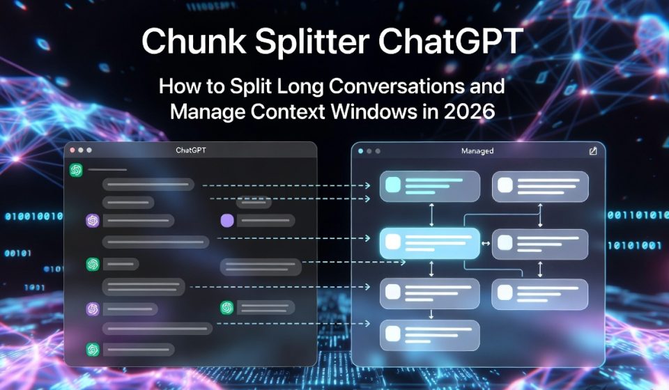 Chunk Splitter ChatGPT: How to Split Long Conversations and Manage Context Windows in 2026