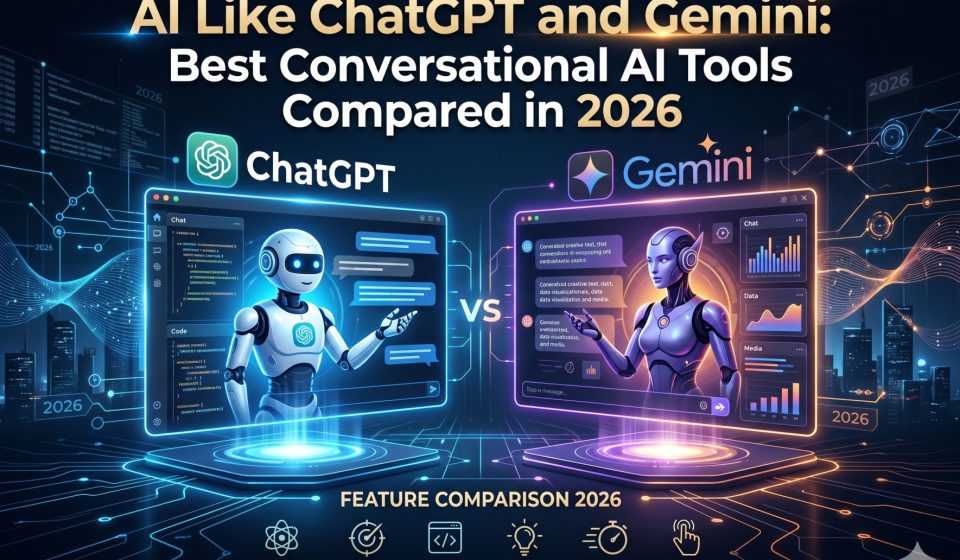AI Like ChatGPT and Gemini: Best Conversational AI Tools Compared in 2026