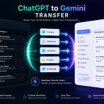 ChatGPT to Gemini transfer illustration