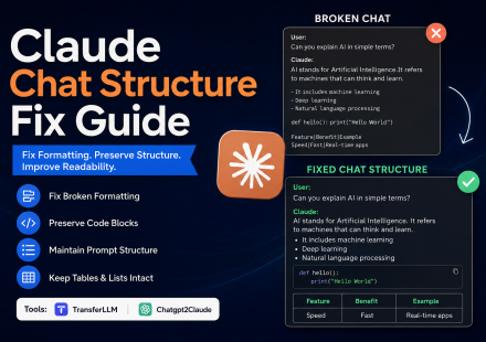 Claude Chat Structure Fix