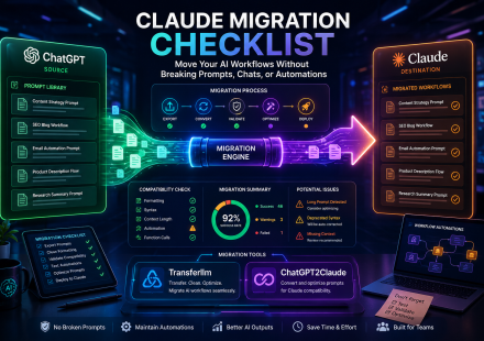 AI workflow migration dashboard for Claude migration checklist