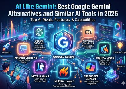 AI Like Gemini: Best Google Gemini Alternatives and Similar AI Tools in 2026